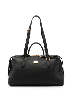 Dolce & Gabbana logo-plaque tote bag - Black