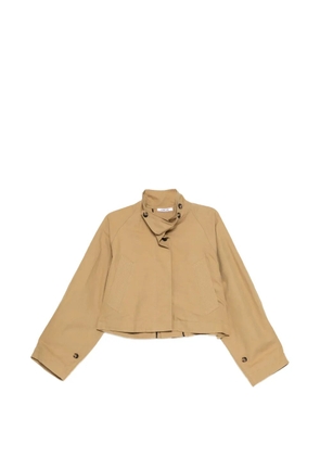 Helmut Lang button-up raglan-sleeve jacket - Neutrals