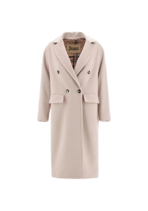 Herno double-breasted wool coat - Neutrals