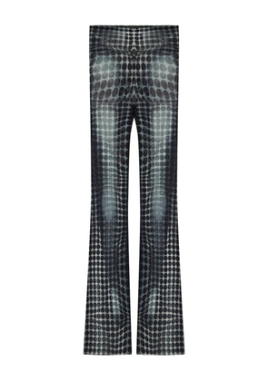 Jean Paul Gaultier elasticated-waist dots-print trousers - Grey