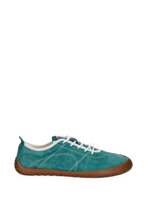Camper suede contrast-stitched sneakers - Green