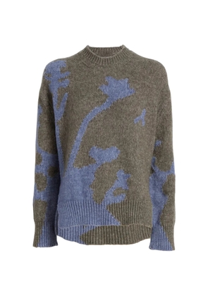Proenza Schouler White Label Cathy sweater in wool knit - Grey