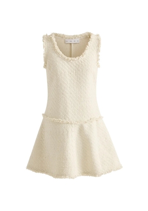 Proenza Schouler White Label Kaida dress in basketweave tweed - Neutrals