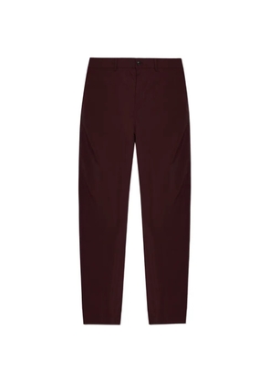 Emporio Armani loose-fit pleated trousers - Red