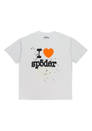 SP5DER graphic print T-shirt - White