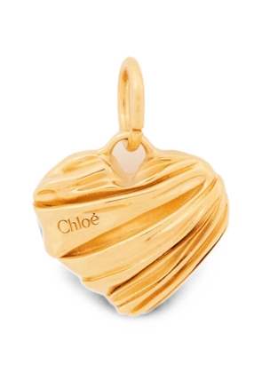 Chloé Pleated Heart charm - Gold