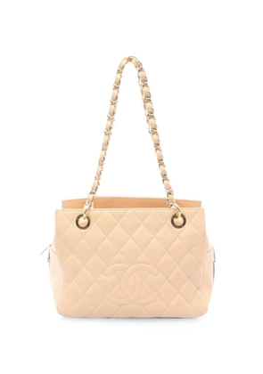CHANEL Pre-Owned 2010-2011 Matelassé-quilting tote bag - Neutrals