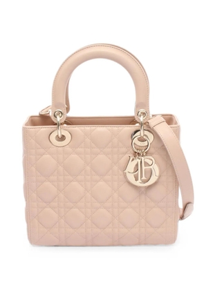 Christian Dior Pre-Owned 2010s Lady Dior Cannage handbag - Neutrals