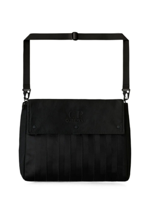 C.P. Company logo-embroidered quilted bag - Black