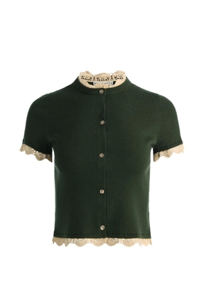 alice + olivia Ciara cardigan - Green