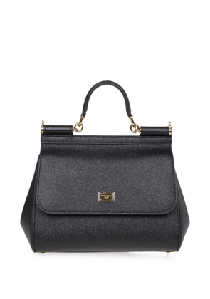 Dolce & Gabbana Sicily leather shoulder bag - Black
