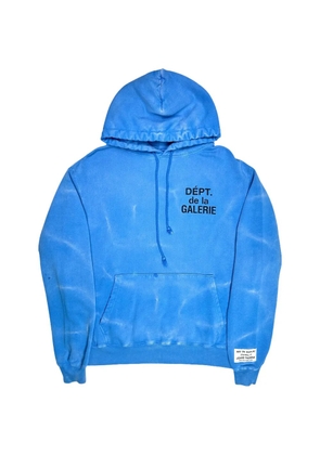 GALLERY DEPT. logo-print drawstring hoodie - Blue