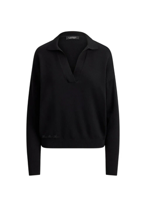 Lauren Ralph Lauren polo-collar sweater - Black