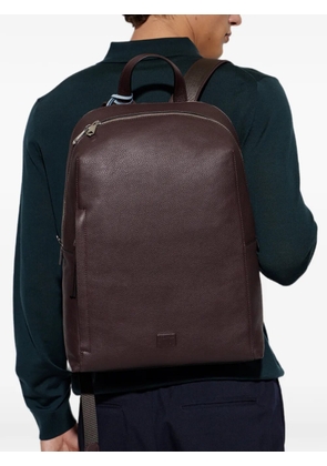 Paul Smith grained leather backpack - Red