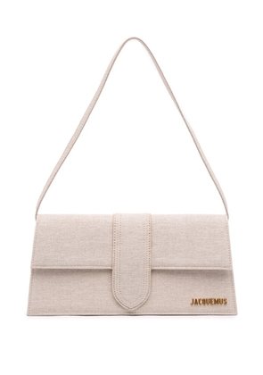 Jacquemus Pre-Owned 2020-2026 Canvas Le Bambino Long shoulder bag - Brown