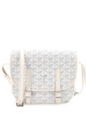 Goyard Pre-Owned Belvedere Messenger Bag Coated Canvas with Leather PM crossbody bag - White