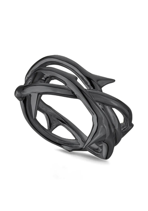 Shaun Leane Rose Thorn triple-band ring - Black