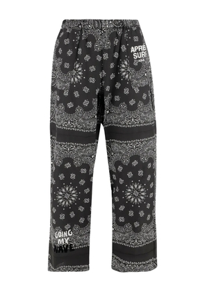 Après Surf bandana-print trousers - Black