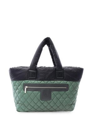 CHANEL Pre-Owned 2014-2015 MM Coco Cocoon quilted tote bag - Green
