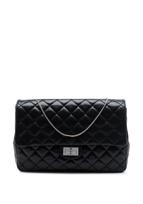 CHANEL Pre-Owned 2008-2009 Quilted Iridescent Lambskin Reissue 2.55 Chain Flap shoulder bag - Black
