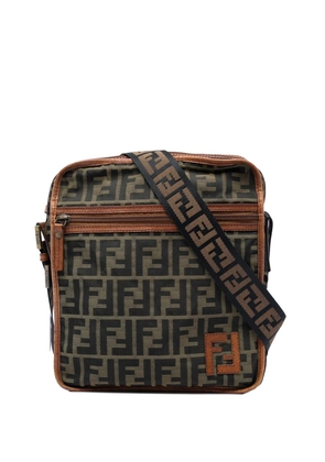 Fendi Pre-Owned 2000-2010 Zucca Canvas crossbody bag - Black