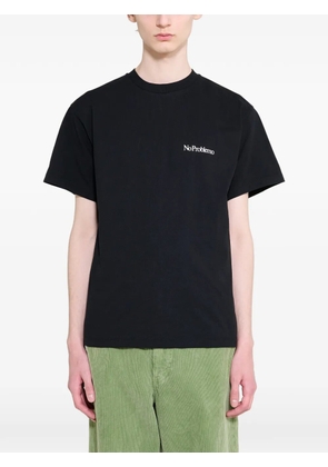 NO PROBLEMO logo-print T-shirt - Black
