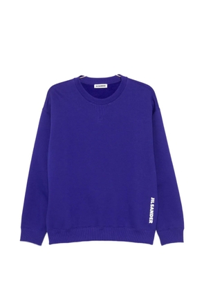 Jil Sander logo-print sweatshirt - Blue