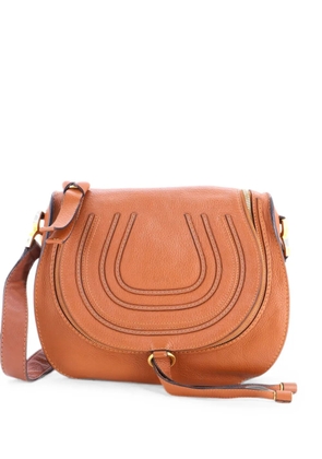 Chloé Pre-Owned Marcie Zip Crossbody Bag Leather Medium shoulder bag - Brown