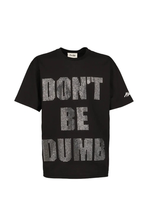 AWGE rhinestone-embellished T-shirt - Black