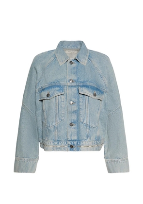 Calvin Klein acid-wash buttoned denim jacket - Blue