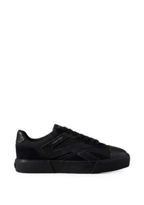 Calvin Klein logo-print panelled sneakers - Black