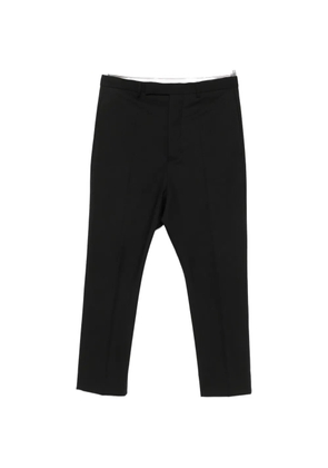 Rick Owens Astaires pressed-crease straight-leg trousers - Black