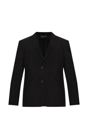 Emporio Armani double-vent blazer - Black