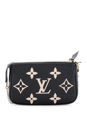 Louis Vuitton Pre-Owned Pochette Accessoires Bicolor Monogram Empreinte Giant Mini clutch bag - Black