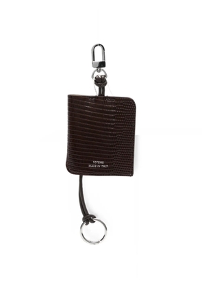 TOTEME leather keyring - Brown
