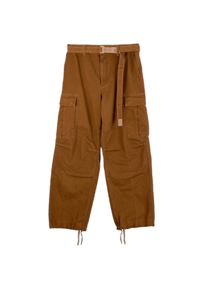sacai x Carhartt WIP belted cargo pants - Brown