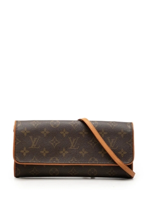 Louis Vuitton Pre-Owned 2000 Monogram Pochette Twin GM crossbody bag - Brown