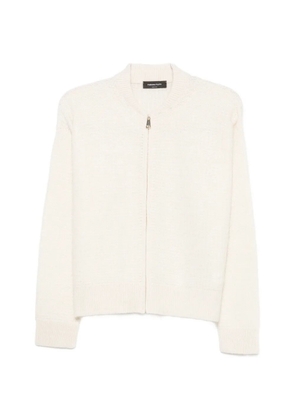 Fabiana Filippi zip-up waffle-knit cardigan - Neutrals