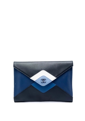 CHANEL Pre-Owned 2016-2017 Lambskin Cocomail Envelope clutch bag - Black