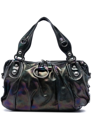 Gucci Pre-Owned 2016-2026 Patent Icon Bit satchel - Black