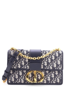 Christian Dior Pre-Owned 30 Montaigne Chain Flap Bag Oblique Canvas shoulder bag - Blue