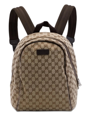 Gucci Pre-Owned 2016-2026 GG Canvas backpack - Neutrals