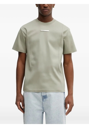 HELIOT EMIL logo-plaque T-shirt - Green