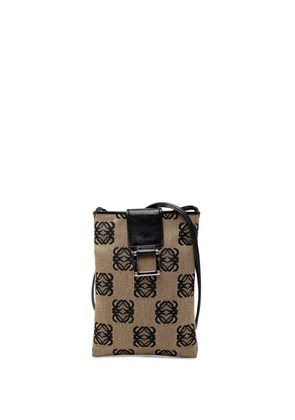 Loewe Pre-Owned 2003 Anagram Canvas Phone Pouch crossbody bag - Neutrals