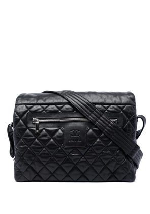 CHANEL Pre-Owned 2010-2011 Large Quilted Caviar Coco Cocoon Messenger Bag crossbody bag - Black