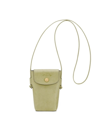 Longchamp Épure phone case with leather lace - Green