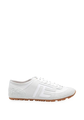 Balmain Racer 45 logo-patch sneakers - White