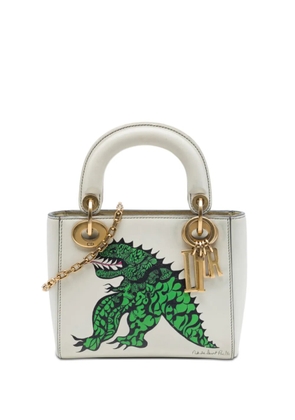 Christian Dior Pre-Owned 2017 Limited Edition Niki De Saint Phalle Mini Calfskin Dragon Lady Dior satchel - White