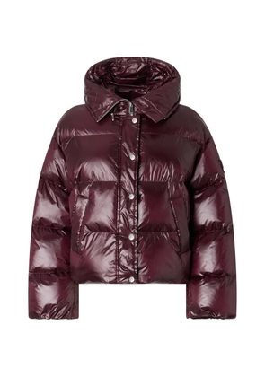 PINKO quilted hooded puffer jacket - Red