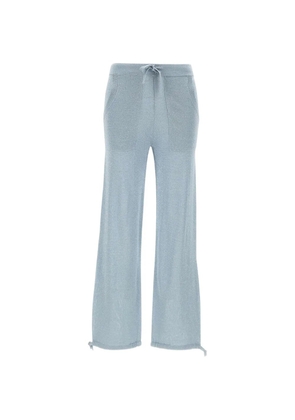 Kangra drawstring-waist knitted trousers - Blue